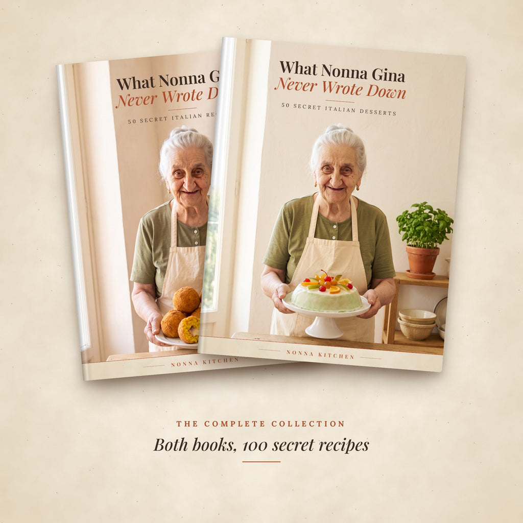 The two Nonna Gina e-books: 50 Secret Italian Recipes and 50 Secret Italian Desserts